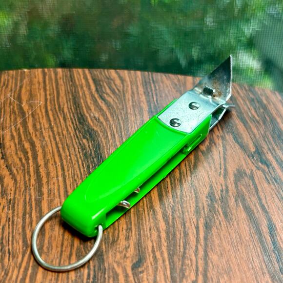 Vintage EKCO Green Bottle Opener Corkscrew Bar Tool USA - Picture 1 of 9
